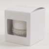 ŚWIECA CRYSTAL PEARL W SZKLE